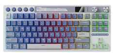 [K2828] RK M87 Tri mode RGB Hot Swap Cream Switch - Ocean Blue